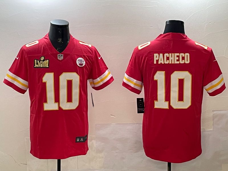 Men Kansas City Chiefs #10 Pacheco Red Second generations 2025 Nike Limited NFL Jersey style 3->kansas city chiefs->NFL Jersey